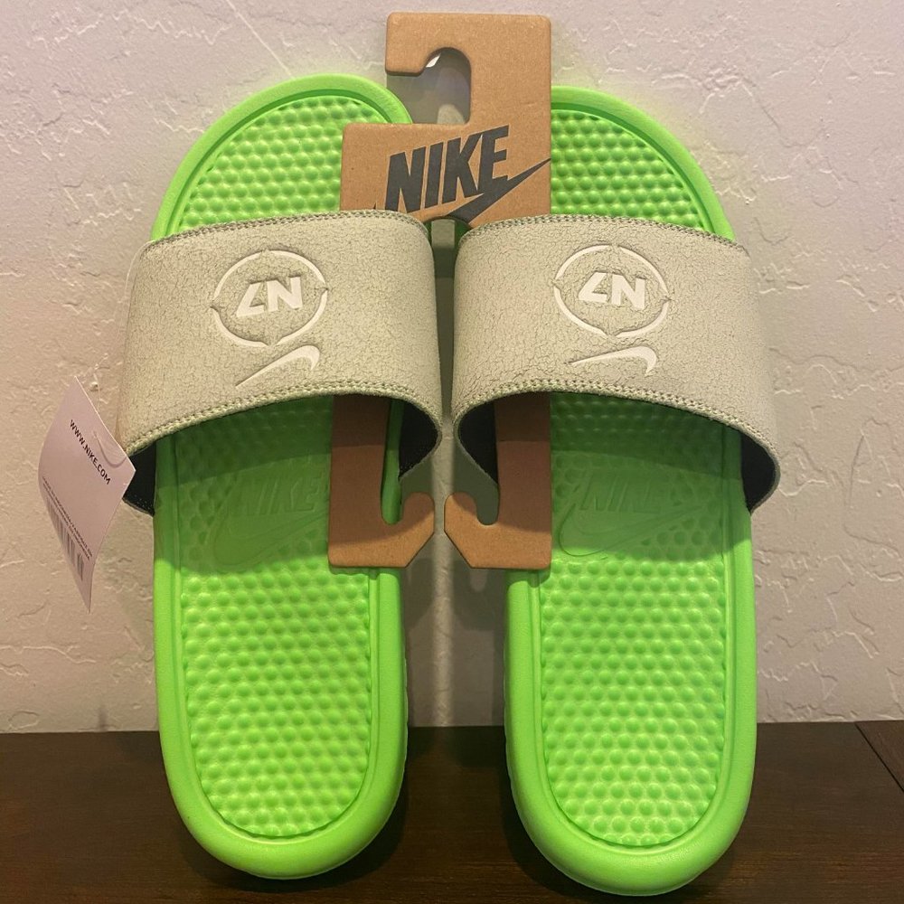 New NIKE Benassi N7 SLIDES Men's Sandals - Picture 3 of 9